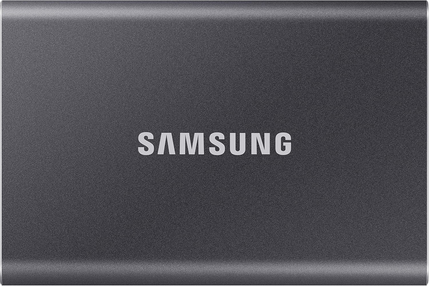 SAMSUNG SSD T7 1TB Portable External SSD, Up to USB 3.2 Gen 2, Reliable Storage for Gaming, Students, Professionals